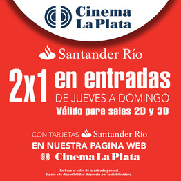 2X1 EN ENTRADAS DE JUEVES A DOMINGO CON SANTANDER
